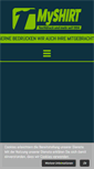 Mobile Screenshot of myshirt-nbg.de